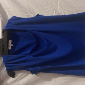 Jones Studio Blue Sleeveless Shell
